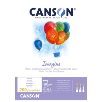 BLOC IMAGINE DINA4 50 HOJAS 200GR CANSON C200006008