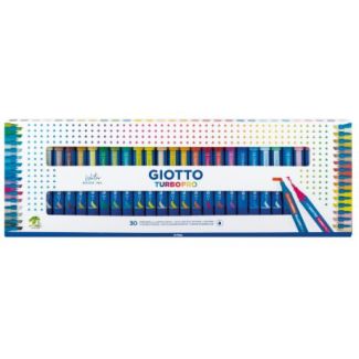 CAJA DE 30 ROTULADORES ACUARELABLES DOBLE PUNTA TURBOPRO GIOTTO F427900