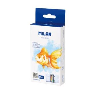 ESTUCHE METÁLICO 12 ACUARELAS MEDIO GODET MILAN 05B1612 