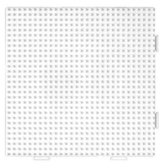 234TR - PLACA CONECTABLE HAMA MIDI CUADRADO TRANSPARENTE 15X15CM