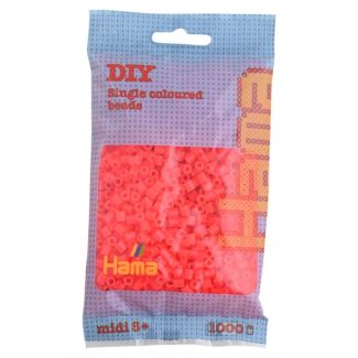 207-35 HAMA BEADS MIDI ROJO NEON