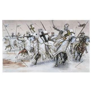 FIGURAS CABALLEROS ORDEN TEUTONICA SIGLOS XII-XIII 1:72 ITALIERI 6019