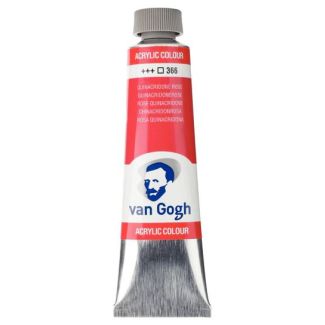 TUBO DE ACRÍLICO DE 40ML ROSA QUINACRIDONA (PRIMARIO) VAN GOGH 22053660