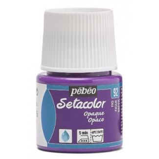 PINTURA OPACA AL AGUA PARA TEJIDOS SETACOLOR BREVA 45ML PEBEO 295-092