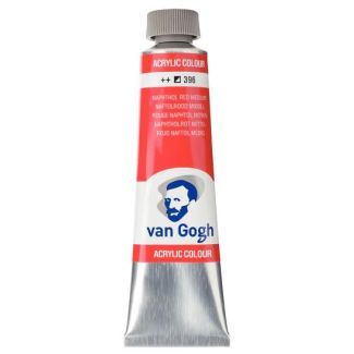 TUBO DE ACRÍLICO DE 40ML ROJO NAFTOL MEDIO VAN GOGH 22053960