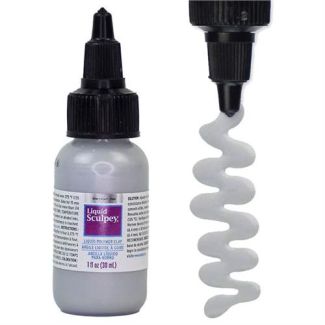 Arcilla polimérica líquida plateada/plata de 30ml SCULPEY ALS3515