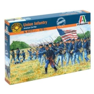 ITALERI UNION INFANTRY AMERICAN CIVIL WAR 1:72 – SOLDADOS DE LA GUERRA CIVIL AMERICANA | 6177
