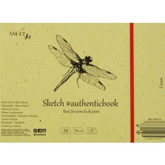 BLOC SKETCH BOOK CREMA DE 24,5X17,6CM Y 36 HOJAS DE 80GR SM-LT 5EB-39ST/C 