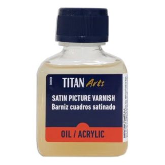 BARNIZ PARA CUADROS SATINADO 100ML TITAN 191002010 