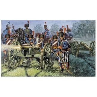 FIGURAS ARTILLERIA DE LINEA FRANCESA - GUERRAS NAPOLEONICAS 1:72 ITALIERI 6018