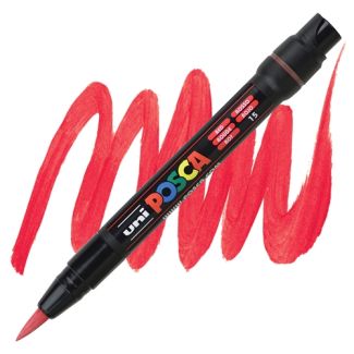 PCF350 ROJO 15 P.PINCEL POSCA146654000 