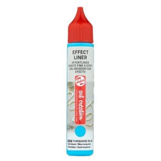 DELINEADOR CON EFECTO COLOR AZUL TURQUESA 28 ML ART CREATION 5024