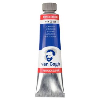 TUBO DE ACRÍLICO DE 40ML AZUL ULTRAMAR VAN GOGH 22055040