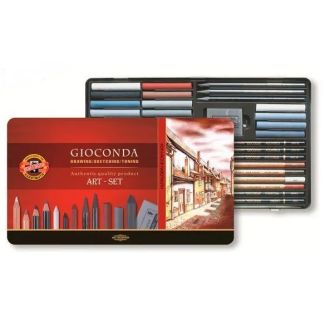 ESTUCHE METALICO DE DIBUJO "GIOCONDA" DE 39 PIEZAS KOH-I-NOOR 8891