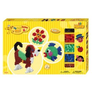 8712 - SET/CAJA DE REGALO HAMA BEADS MAXI: PERRO Y CIRCULO