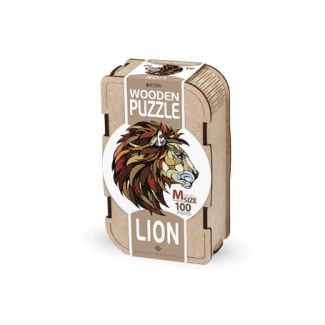 59500193 Puzzle León 100 piezas madera