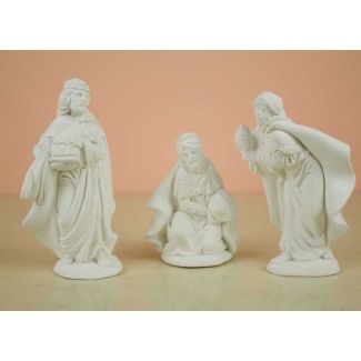 REYES DE ORIENTE DE 15CM DE YESO 0703 