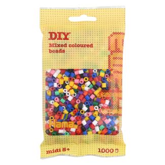 207-00 HAMA BEADS MIDI MIX 10 COLORES