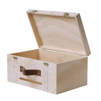 MALETIN DE MADERA 30X20X15CM CTOP 7502