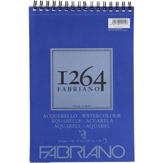 BLOC FABRIANO 1264 A4 ACUARELA 300GR 30 HOJAS 19100649