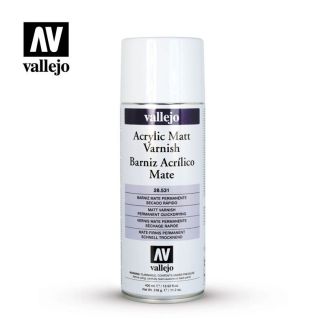 Barniz acrílico mate en spray 400ml VALLEJO 28531