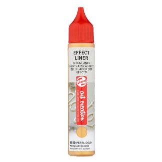 DELINEADOR CON EFECTO COLOR ORO PERLADO 28 ML ART CREATION 8510