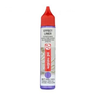 DELINEADOR CON EFECTO COLOR PURPURA PERLADO 28 ML ART CREATION 8517