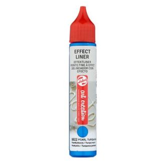  DELINEADOR CON EFECTO COLOR TURQUESA PERLADO 28 ML ART CREATION 8522