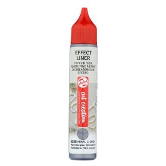 DELINEADOR CON EFECTO COLOR GRIS OSCURO PERLADO 28 ML ART CREATION 8528