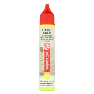DELINEADOR CON EFECTO COLOR AMARILLO NEON 28 ML ART CREATION 8701