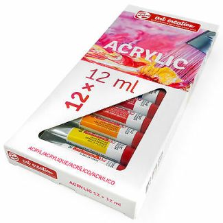 SET ACRILICO 12 TUBOS X 12ML ART CREATION 9021712M