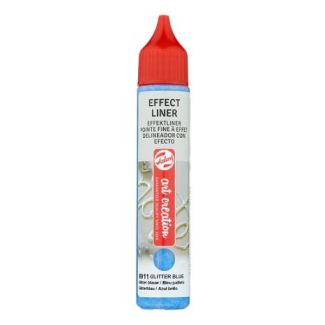 DELINEADOR CON EFECTO COLOR AZUL BRILLO 28 ML ART CREATION 8911