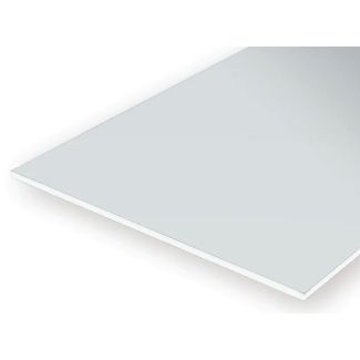 HOJA LISA BLANCA EVERGREEN 15 X 30 X 0,38 MM 9015 