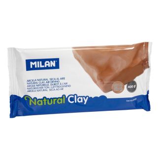 ARCILLA NATURAL DE SECADO AL AIRE EN COLOR TERRACOTA 400GR MILAN 9124428 