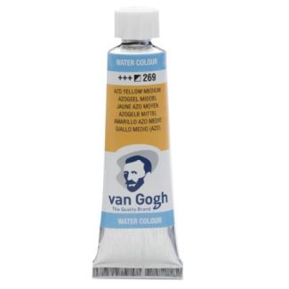 TUBO ACUARELA 10ML AMARILLO AZO MEDIO VAN GOGH 20012691