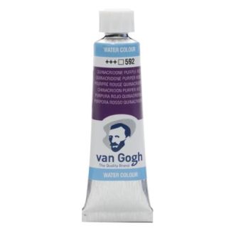 TUBO ACUARELA 10ML PURPURA ROJO QUINACRIDONA VAN GOGH 20015921