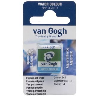 PASTILLA ACUARELA PURPURA AZUL QUINACRIDONA VAN GOGH