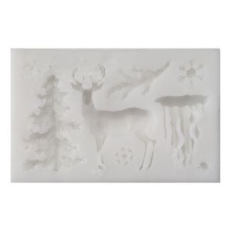 MOLDE DE SILICONA 078 CIERVO ARBOL 0007663 