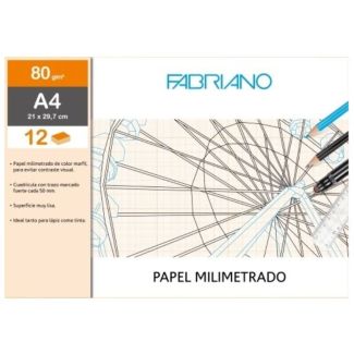 PACK 12H A4 MILIMETRADAS 80gr 74233282