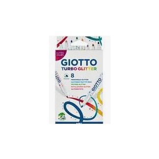 F425800 ESTUCHE 8 GIOTTO TURBO GLITTER 