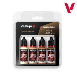 SET GAME COLOR, COLOR PIEL BRONCEADA 4x18ml  72380 