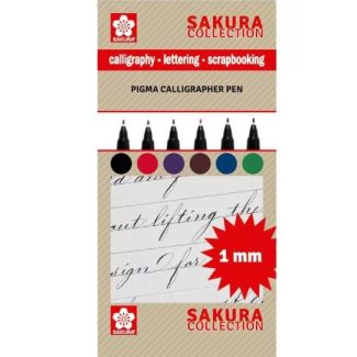 PACK CALIGRAFIA PIGMA COLOR 1mm  PO06004 