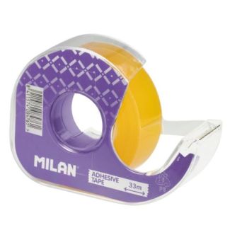 CINTA ADHESIVA AMARILLO TRANSPARENTE MILAN 19MMX33M MILAN 80217