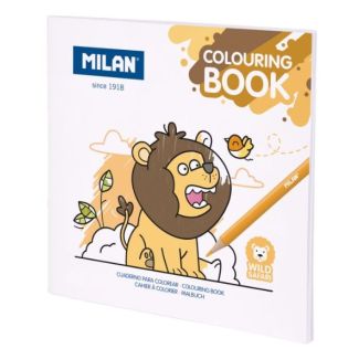CUADERNO PARA COLOREAR "WILD SAFARI" MILAN 54218GC01