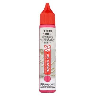 DELINEADOR CON EFECTO COLOR FUCSIA PERLADO 28 ML ART CREATION 8516