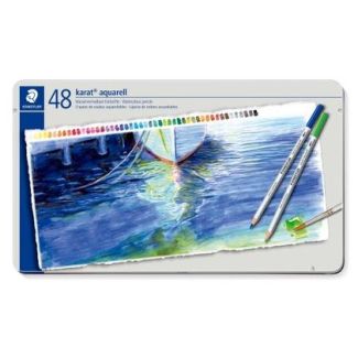 125 M48 ESTUCHE METÁLICO 48 LAPICES DE COLORES ACUARELABLES