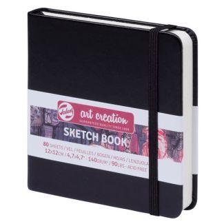 SKETCH BOOK NEGRO 12X12cm 140gr  9314004M