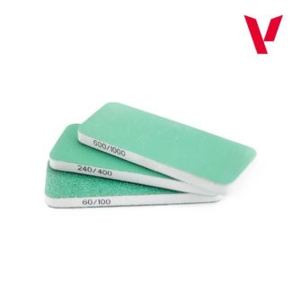 SET DE 3 LIJAS FLEXIBLES DOBLE GARNO  T04003