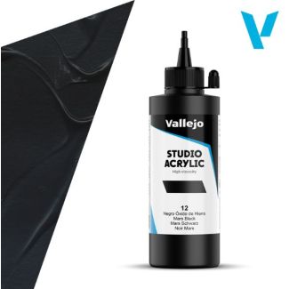 STUDIO ACRYLIC NEGRO OXIDO HIERRO   22012