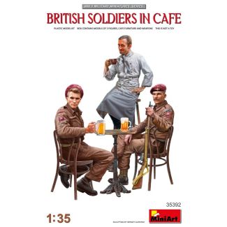 MINIART BRITISH SOLDIERS IN CAFÉ 1:35 – FIGURAS MILITARES PARA DIORAMAS | 35392